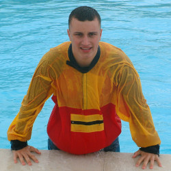 Anorak for swim training in pool